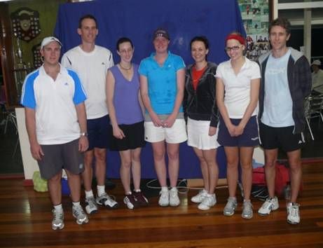 Singles Tournament Winners (l to r): Scott Rolph, Kevin Henriksen, Jessica Rowle