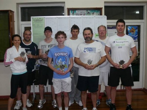 UQTC Monday Night Pairs Winners