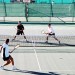 Social tennis on show court A
