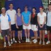 Singles Tournament Winners (l to r): Scott Rolph, Kevin Henriksen, Jessica Rowle